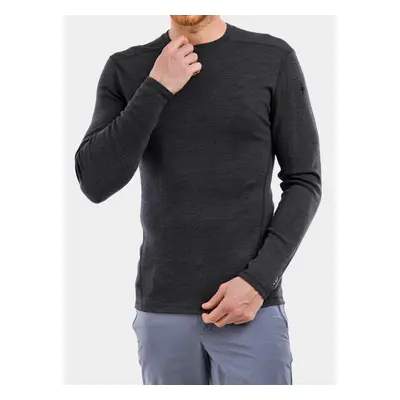 Mikina Smartwool Classic Thermal Merino Base Layer Crew Boxed - charcoal