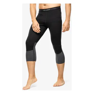 Termolegíny Icebreaker Merino ZoneKnit Legless - black/jet