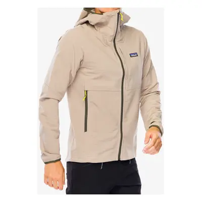 Softshellová bunda Patagonia R1 TechFace Hoody - seabird grey