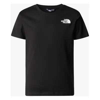 Chlapecké tričko The North Face S/S Redbox Tee Back Box Graphic - tnf black