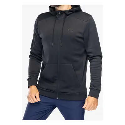 Pánská mikina Under Armour Armour Fleece Full Zip Hoodie - black/black