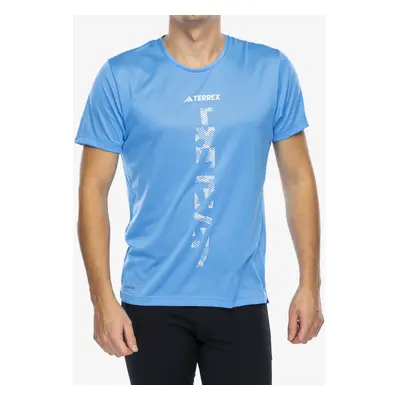 Běžecké tričko adidas TERREX Agravic Trail Running T-Shirt - pulse blue