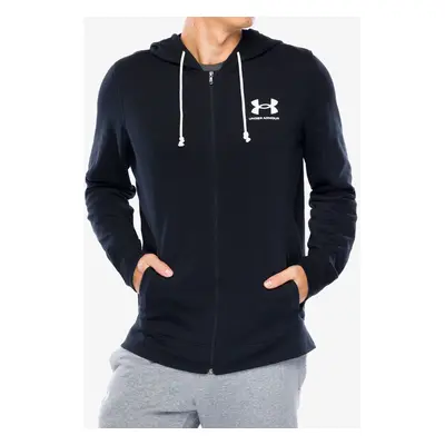 Mikina s kapucí Under Armour Rival Terry Full-Zip - black/onyx white