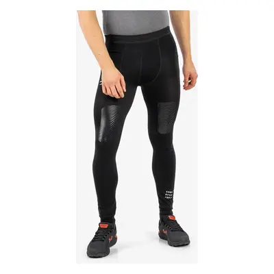 Běžecké legíny Compressport Trail Under Control Full Tights - black