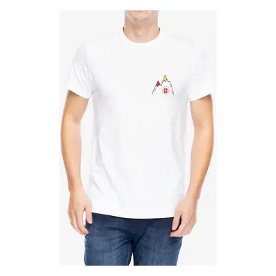 Bavlněné tričko Majesty Mountain T-Shirt - white