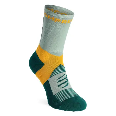 Ponožky na běhání Compressport Ultra Trail Socks v2.0 - slate grey/saffron