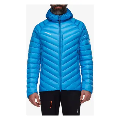 Péřová bunda Mammut Broad Peak IN Hooded Jacket - glacier blue/black