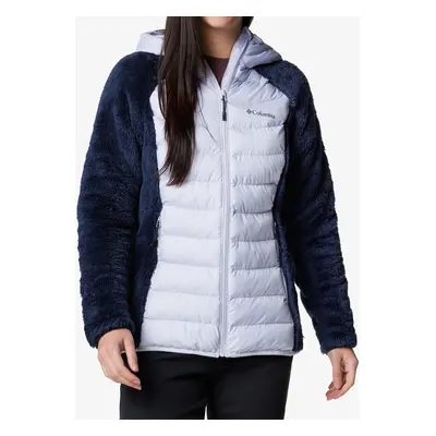 Dámská bunda Columbia Powder Lite II Sherpa Hybrid Jacket - collegiate navy/snowdrift