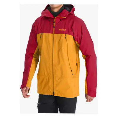 Bunda s membránou Marmot Alpinist Jacket - team red/golden sun