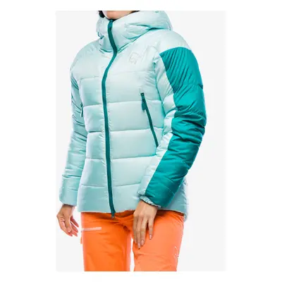 Dámská péřová bunda Norrona Trollveggen Down850 Jacket - clearwater