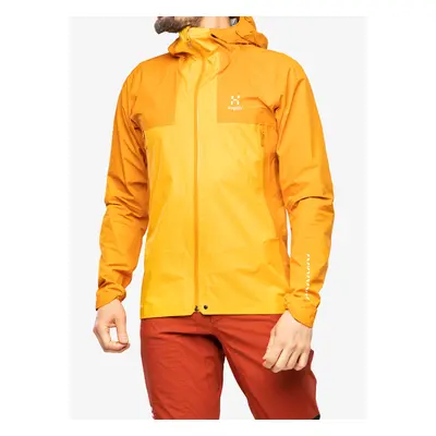 GORE TEX bunda Haglofs L.I.M GTX Active Jacket - desert yellow/yellow