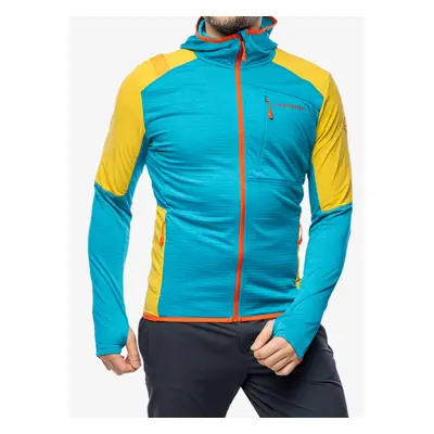 Mikina s kapucí La Sportiva Existence Hoody - tropic blue/bamboo