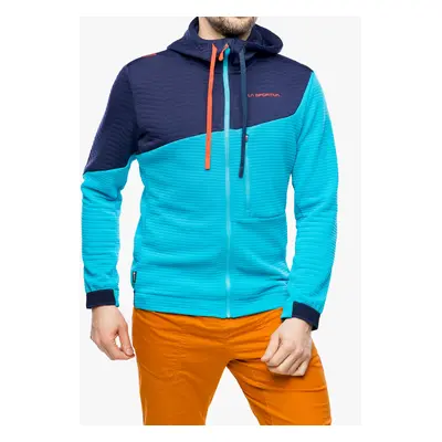 Mikina s kapucí La Sportiva Method Hoody - tropic blue/deep sea