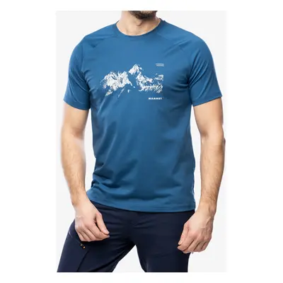 Tričko s potiskem Mammut Mountain m T-Shirt - deep ice