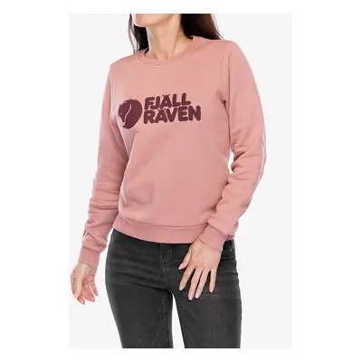 Dámská mikina Fjallraven Logo Sweater - dusty rose/port