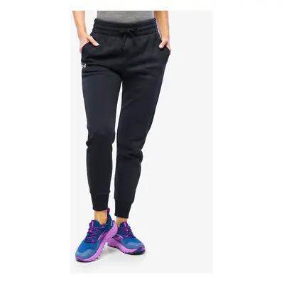 Kalhoty dámské Under Armour Rival Fleece Joggers - black/white