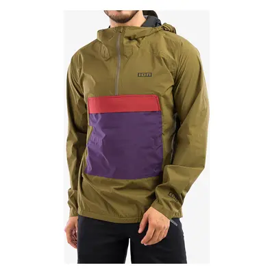 Cyklistická bunda ION Shelter Anorak - dark mud