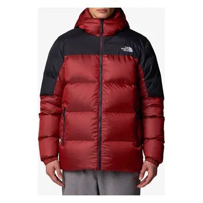 Péřová bunda The North Face Diablo Down 2.0 Hoodie - high risk red black heather