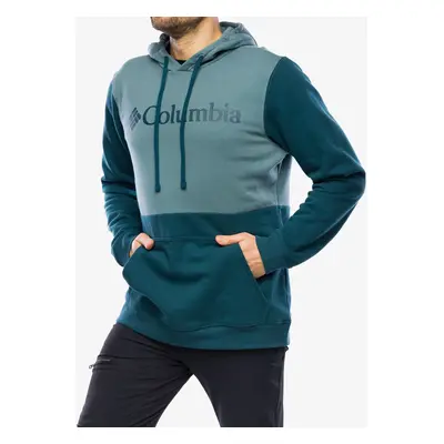 Pánská mikina Columbia Trek Colorblock Hoodie - night wave/metal