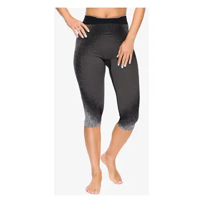 Termolegíny dámské Odlo Performance Warm Blackcomb BL Bottom 3/4 - black