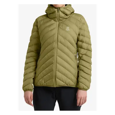 Zateplená bunda dámská Haglofs Sarna Mimic Hood - olive green