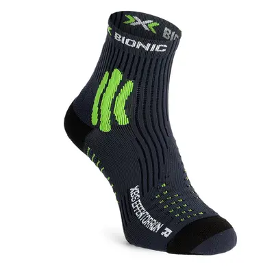 Běžecké ponožky X-Socks XBS.Effektor Running - charcoal/green