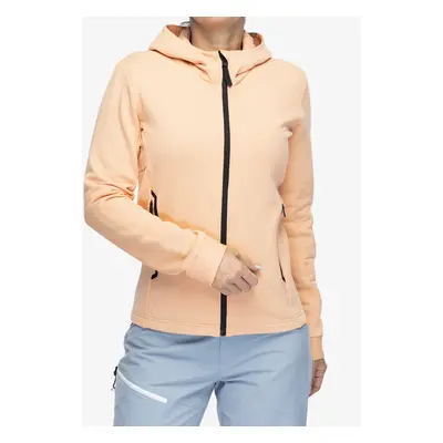 Dámská mikina Mons Royale Arcadia Merino Fleece Hoody - melon