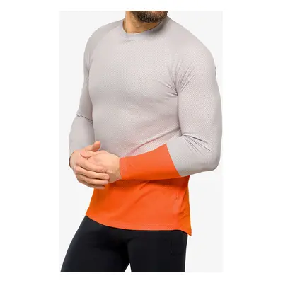 Cyklistická mikina POC MTB Pure L/S Jersey - granite grey/zink orange