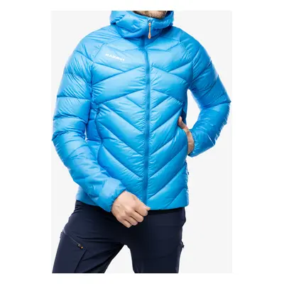 Péřová bunda Mammut Taiss IN Hooded Jacket - glacier blue