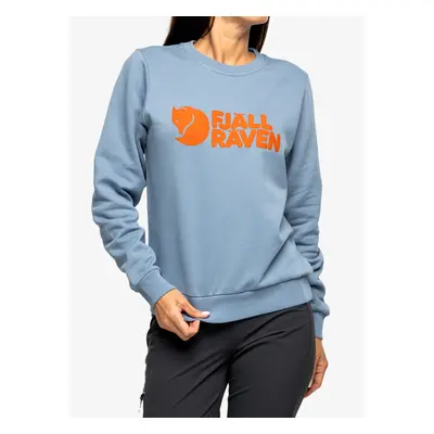 Dámská mikina Fjallraven Logo Sweater - dawn blue/terracotta brown