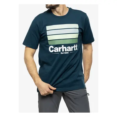 Bavlněné tričko pánské Carhartt Line Graphic S/S T-Shirt - night blue