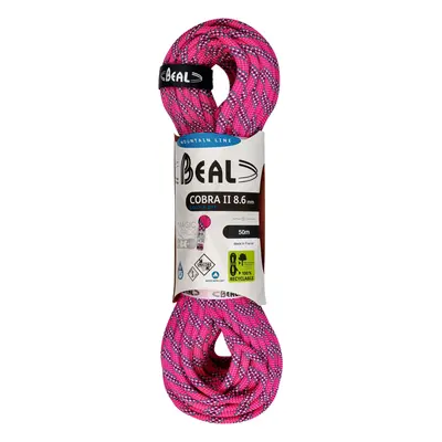 Dynamické lano Beal Cobra Unicore Golden Dry 8,6 mm m - fuchsia