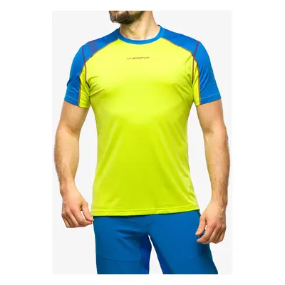 Rychleschnoucí triko La Sportiva Sunfire T-Shirt - lime punch/electric blue