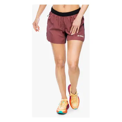 Běžecké kraťasy dámské adidas TERREX Multi Trail Running Shorts - quiet crimson