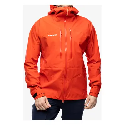 Bunda s membránou Mammut Taiss HS Hooded Jacket - mammut red