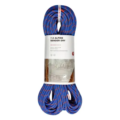 Dvojité lano Mammut 7.5 Alpine Sender Dry Rope m - blue/safety orange