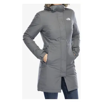 Dámský kabát The North Face Recycled Zaneck Parka - smoked pearl