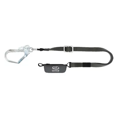 Lanyard pro práci ve výškách Climbing Technology Flex Reg Steel - blk/silv