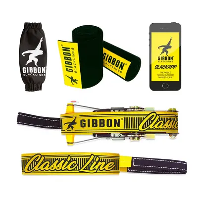 Slackline Gibbon Slacklines Classic Line Treewear Set