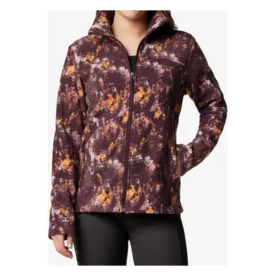 Fleece mikina dámská Columbia Fast Trek Printed Jacket - moonvista timberwild