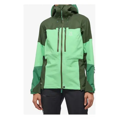 GORE TEX bunda Haglofs Spitz GTX PRO Jacket - mint stone/seaweed green