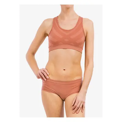 Podprsenka Smartwool Women Seamless Racerback Bra - light mahogany