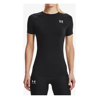 Sportovní tričko dámské Under Armour HeatGear Authentics Compression SS - black/white