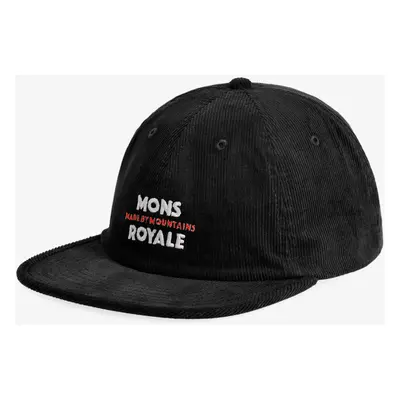 Kšiltovka Mons Royale Corduroy Roam Cap - black