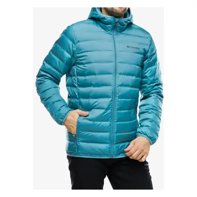 Péřová bunda pánská Columbia Lake Down Hooded Jacket - shasta