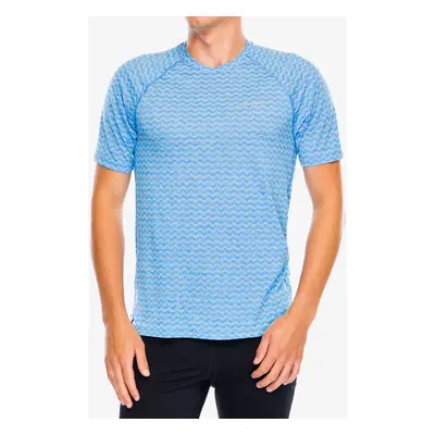 Běžecké triko Patagonia Ridge Flow Shirt - vessel blue