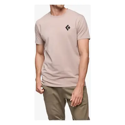 Bavlněné tričko Black Diamond Equipment For Alpinist Tee - pale mauve