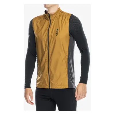 Cyklo vesta Mons Royale Redwood Wind Vest - shale/cumin