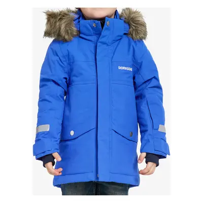 Dětská bunda Didriksons Bjarven Parka - caribbean blue