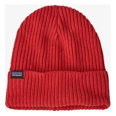 Zimní čepice Patagonia Fisherman Rolled Beanie - madder red